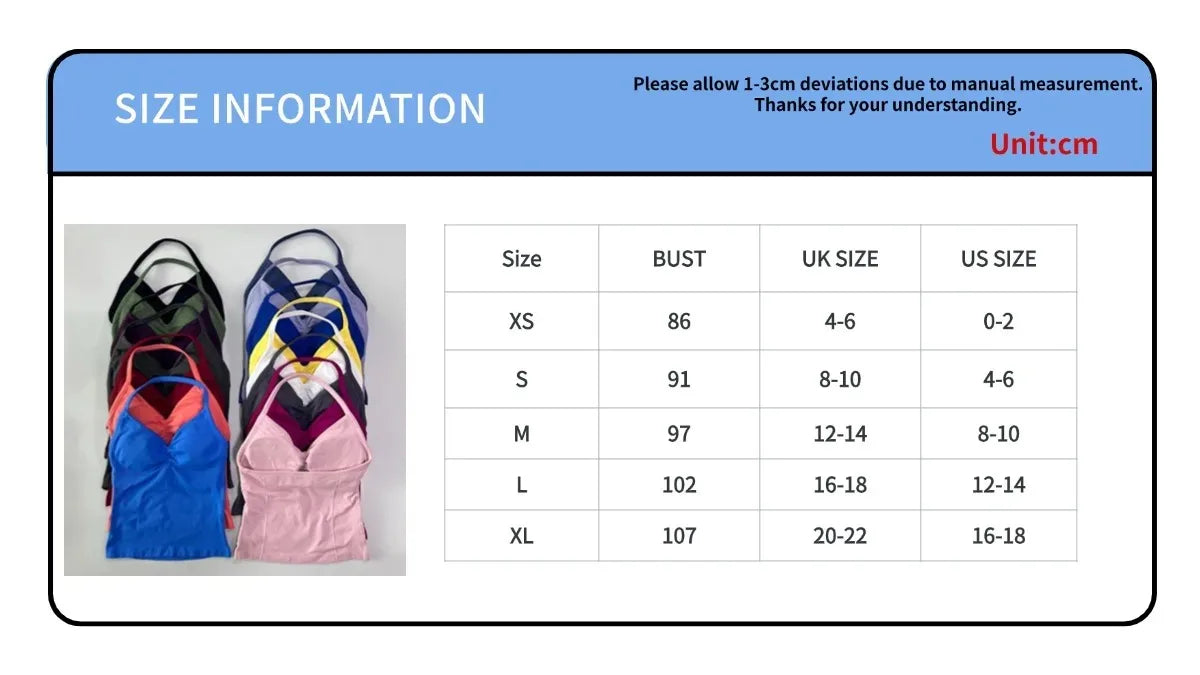 Impact Longline Strappy Gym Top Custom Logo Backless Gym Clothes Women Scrunch Built-in Bra With Removable Cups Yoga Tank Tops